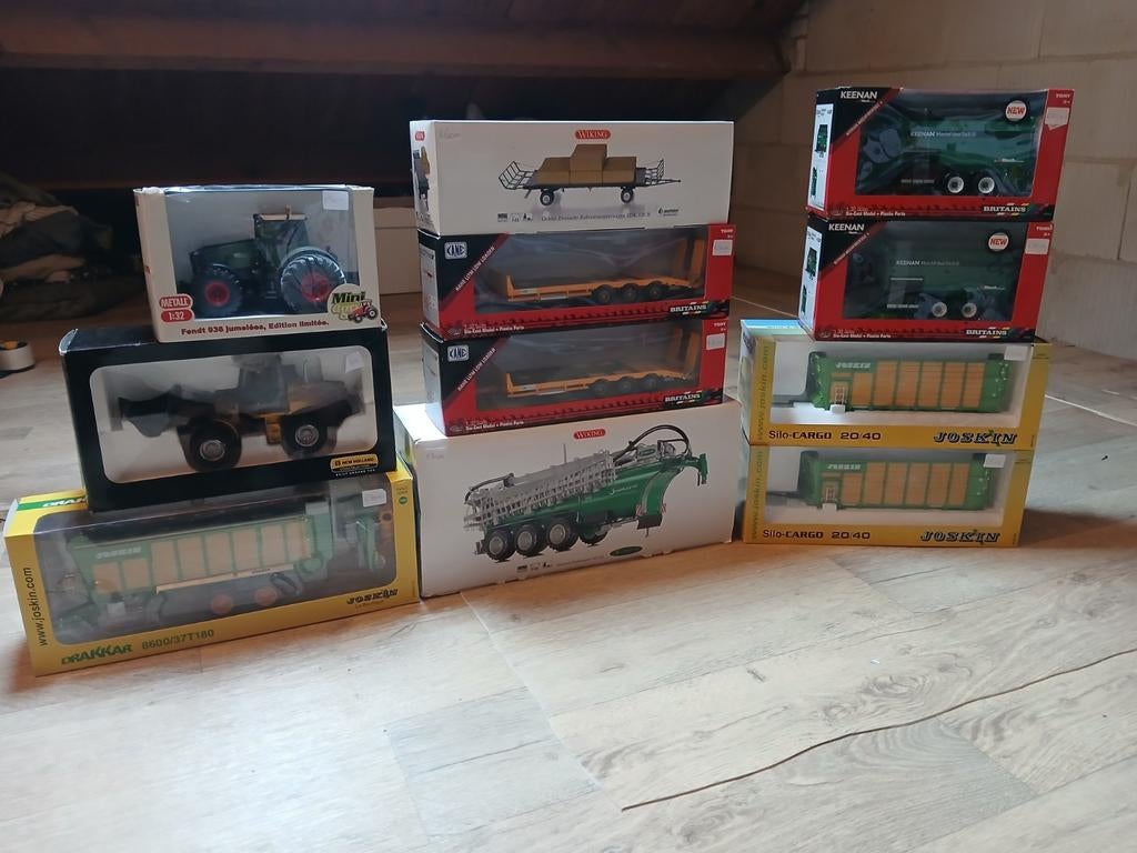 Partij miniaturen, Overige merken, ., Tractor of Landbouw, Ophalen of Verzenden