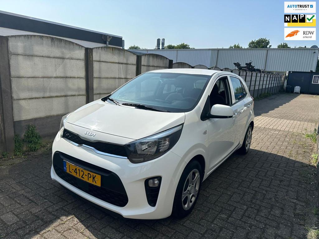 Kia Picanto 1.0 DPi ComfortLine 2021 AIRCO/ INCLUSIEF BTW/ Z, Auto's, Voorwielaandrijving, Stof, Gebruikt, 4 stoelen