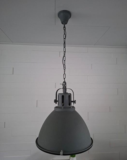 Industriële hanglampen, Huis en Inrichting, Lampen | Hanglampen, Ophalen of Verzenden, Zo goed als nieuw, 50 tot 75 cm