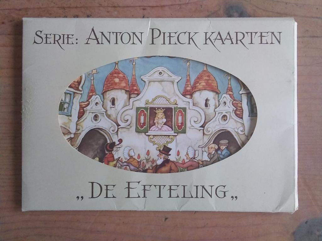 Efteling Anton Pieck ansichtkaarten in mapje, Verzamelen, Verzenden, Zo goed als nieuw, Overige typen
