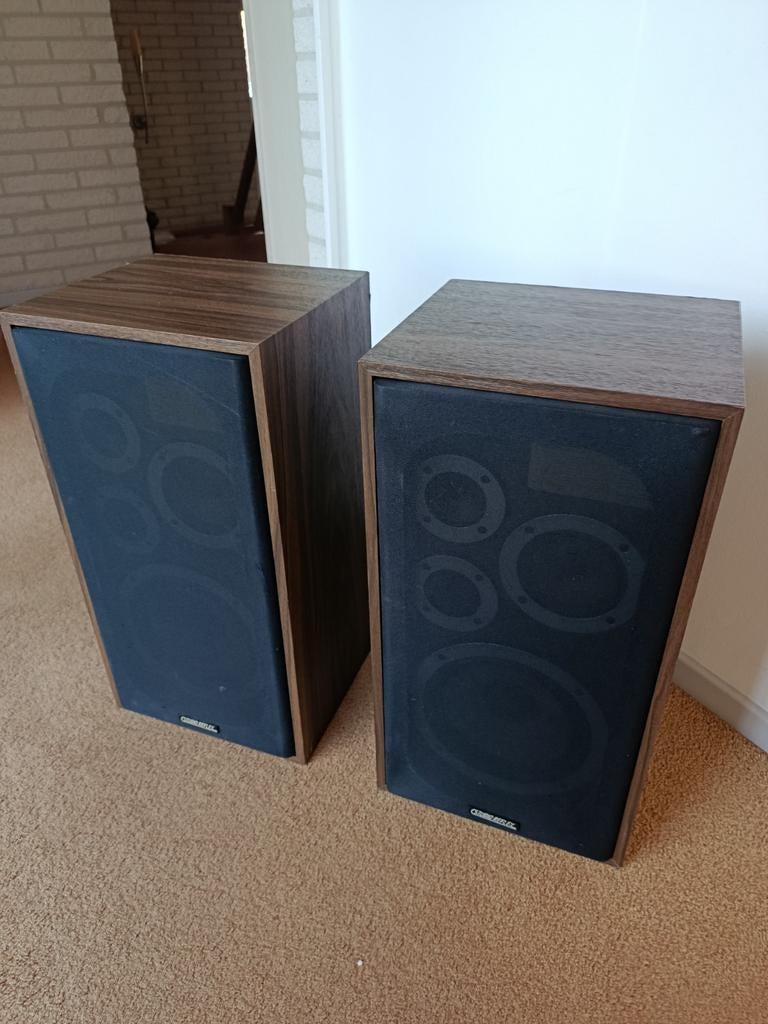 Studio Reflex 90 luidsprekers ( Rank/ Wharfedale), Audio, Tv en Foto, Luidsprekers, Ophalen, 60 tot 120 watt, Front, Rear of Stereo speakers