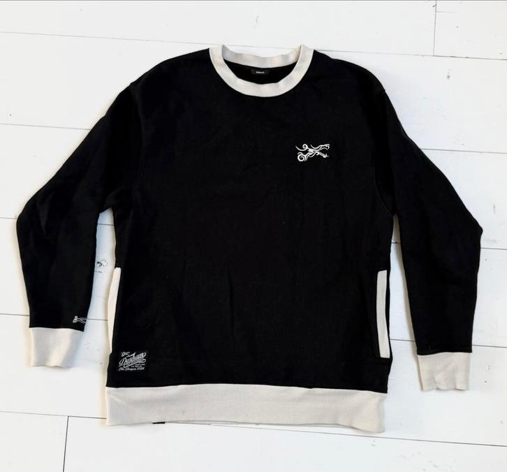 Denham sweater, Kleding | Heren, Truien en Vesten, Zo goed als nieuw, Maat 46 (S) of kleiner, Zwart, Ophalen of Verzenden