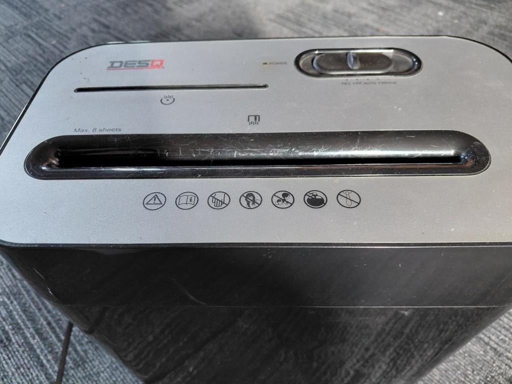 Papiervernietiger, Ophalen