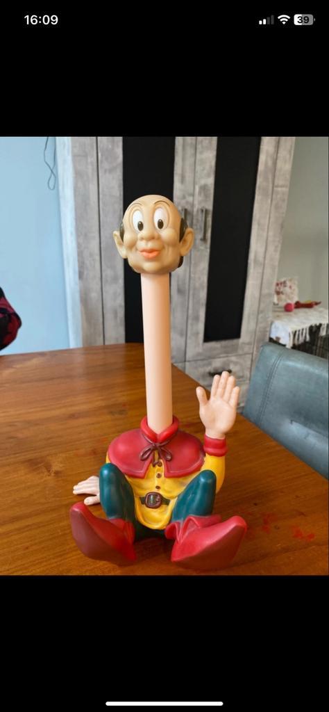 Efteling Langnek spaarpot + CD - Krasvrij!, Verzamelen, Efteling, Gebruikt, Beeldje of Poppetje, Ophalen of Verzenden