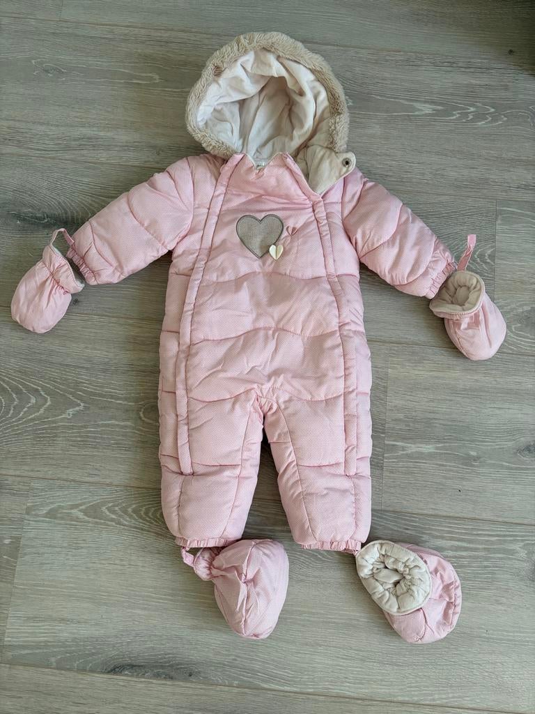 Roze Mayoral winterjas/pak - Maat 68, Ophalen of Verzenden, Zo goed als nieuw, Meisje