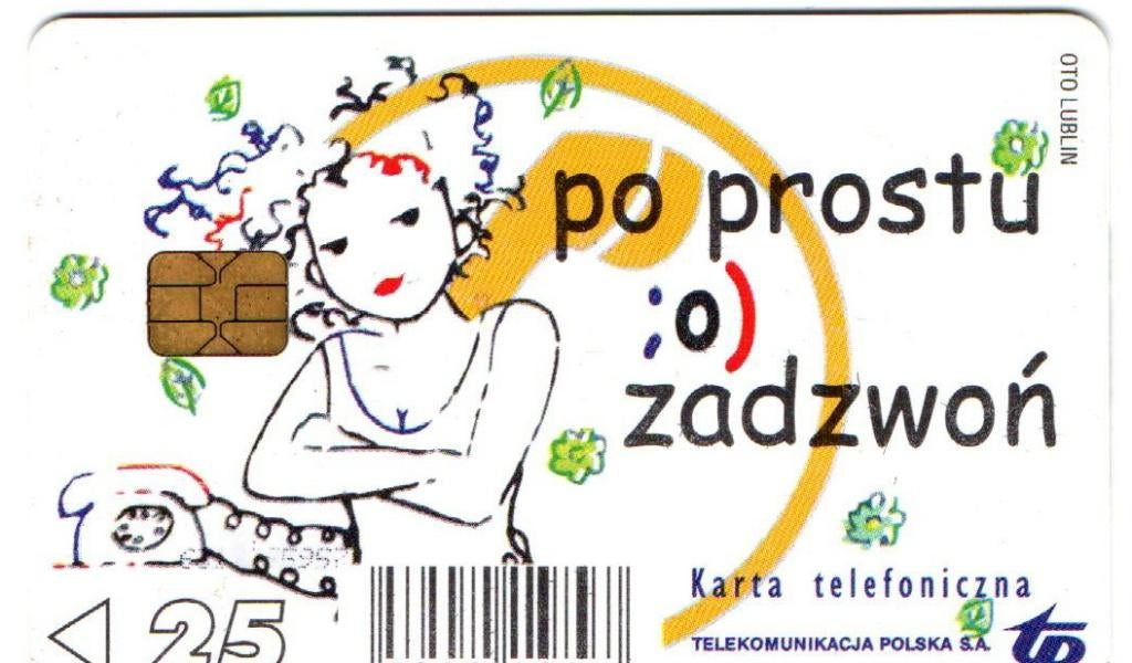 Mooi chip telefoonkaarje van Polen 2, Verzamelen, Ophalen of Verzenden
