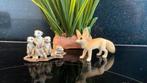 Schleich Wildlife: Stokstaartjes Familie met vosje, Ophalen of Verzenden, Zo goed als nieuw, Paard, Beeldje of Figuurtje
