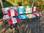 4 kleuren Bel Air diner slede stoelen retro sixties fifties, Ophalen, Overige kleuren, Zo goed als nieuw, Vier