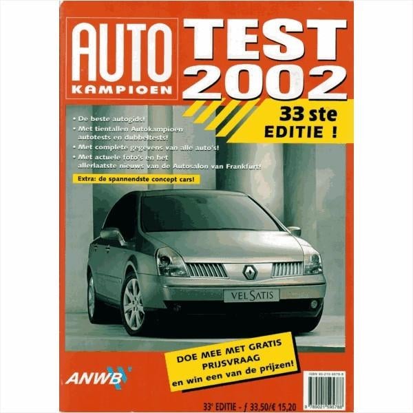 Autotest Jaarboek 2002 #1 Nederlands, Boeken, Auto's | Boeken, Ophalen of Verzenden, Gelezen, Algemeen