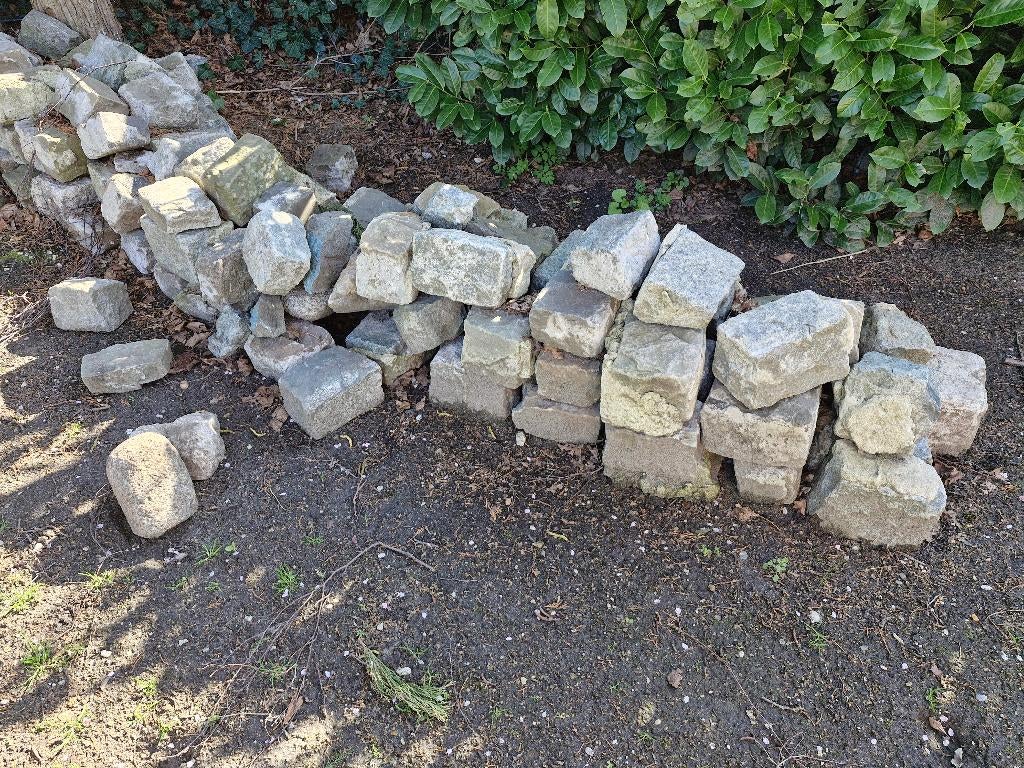 Stapelblok natuursteen, Ophalen, Gebruikt, Blok, Natuursteen