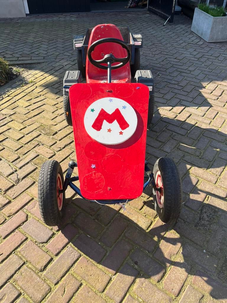 Mammoet skelter met aanhanger, Kinderen en Baby's, Speelgoed | Buiten | Skelters, Ophalen of Verzenden, Gebruikt, Mammoet, Met kar of aanhanger
