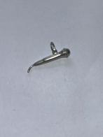 Zilveren bedel in de vorm van een microfoon (0.925 zilver), Overige merken, Gebruikt, Ophalen of Verzenden, 1 bedel