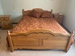 Complete slaapkamer: bed, kledingkast, nachtkastjes, Ophalen of Verzenden, Gebruikt, Tweepersoons