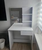 Witte kaptafel / toilettafel, Ophalen, 100 tot 150 cm, 50 tot 100 cm, Zo goed als nieuw