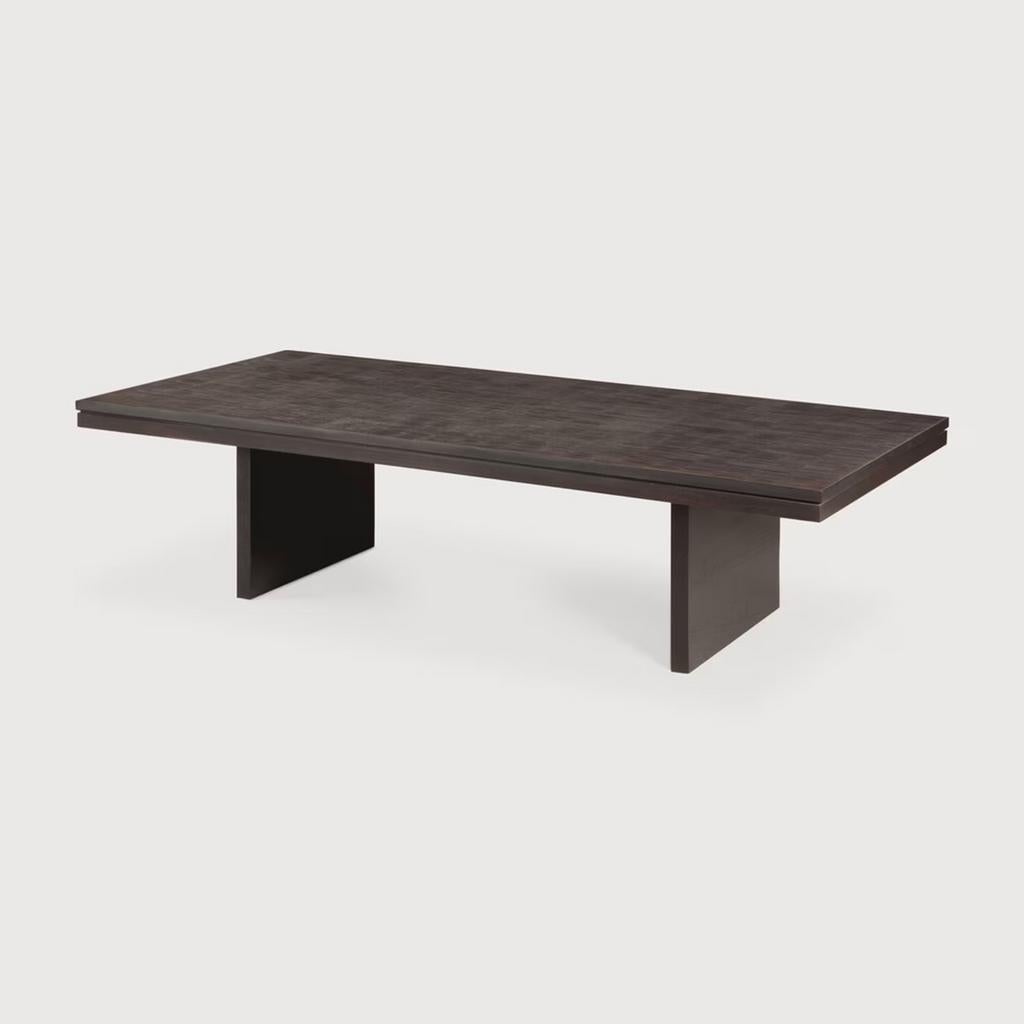 Salontafel Grooves Gevernist Teakhout 130 x 65 cm Ethnicraft, Ophalen