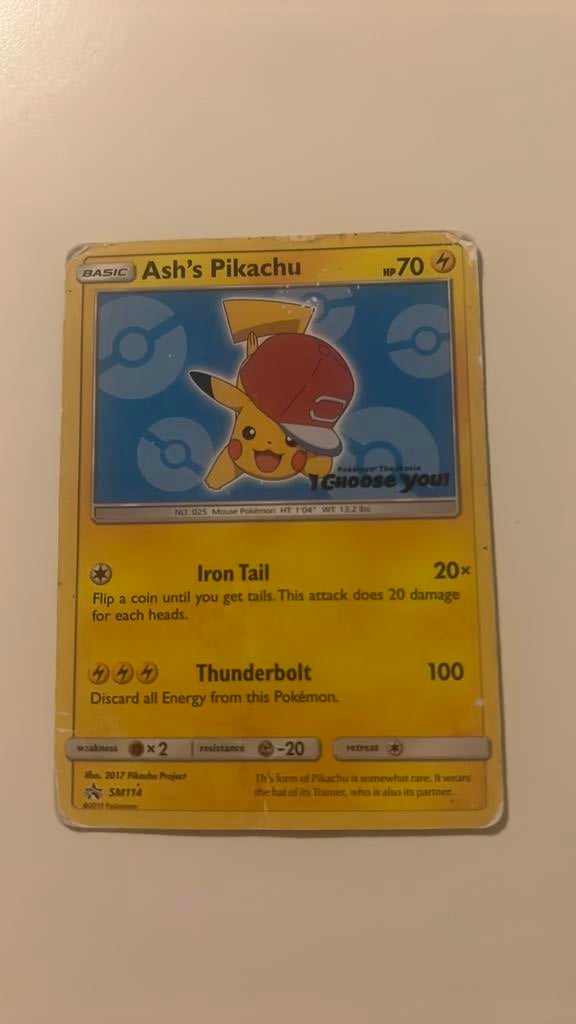 Ash pikachu, Ophalen of Verzenden, Gebruikt