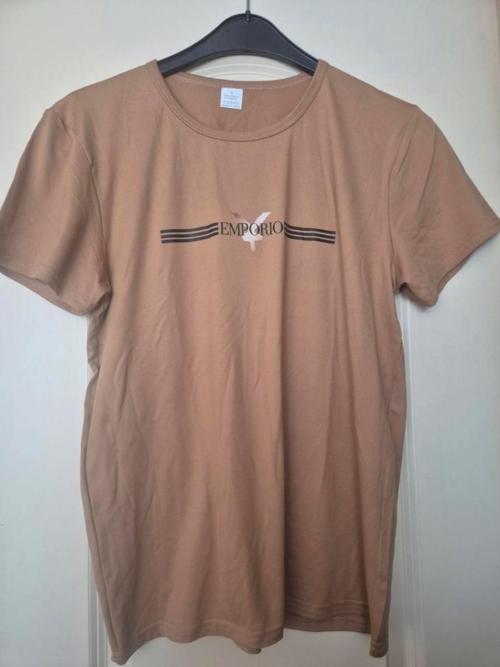 Stijlvol & tijdloos T-shirt  maat s-m-l-xl-xxl, Kleding | Dames, T-shirts, Nieuw, Beige, Korte mouw, Ophalen of Verzenden