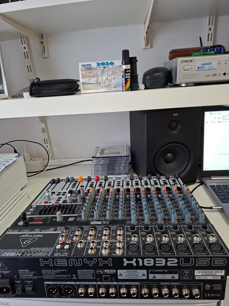 Mengpaneel Beringer  ,HENYX  H1832 USB., Muziek en Instrumenten, Ophalen of Verzenden, 5 tot 10 kanalen