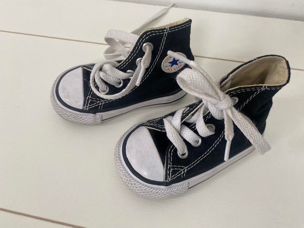 Allstars zwart maat 19, Ophalen, Zo goed als nieuw, Jongetje of Meisje, Schoentjes