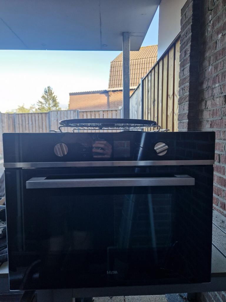 Etna Combimagnetron Oven - Inbouw, Zwart, Witgoed en Apparatuur, Ovens, Gebruikt, 60 cm of meer, Oven met grill, Inbouw