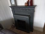 Schouw, elektrische haard met schouw,landelijk, Ophalen of Verzenden, Gebruikt, Vrijstaande haard, Elektrische haard