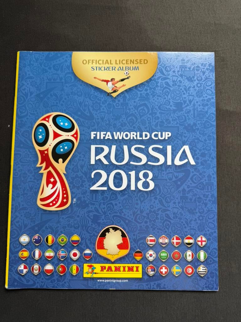 Panini World Cup Russia 2018 leeg, Ophalen of Verzenden, Nieuw, Meerdere stickers