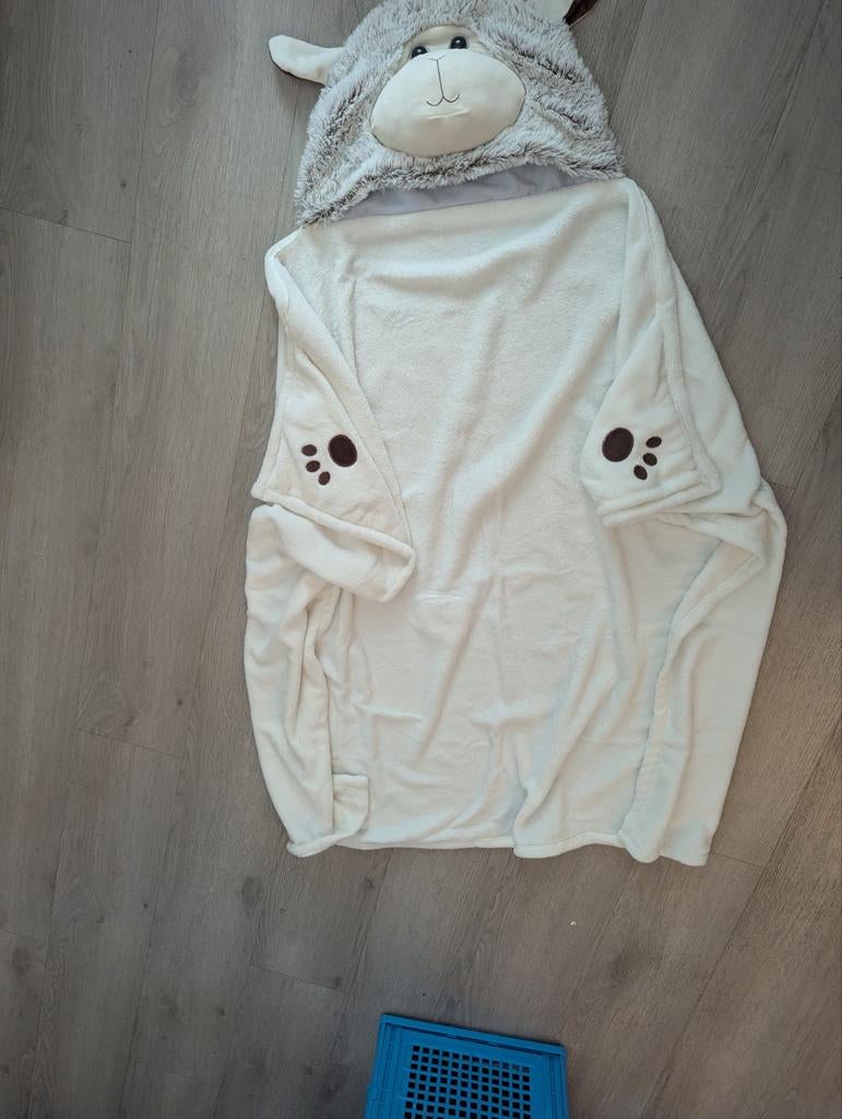Schapen fleece deken, Ophalen of Verzenden, 100 cm of meer, Deken