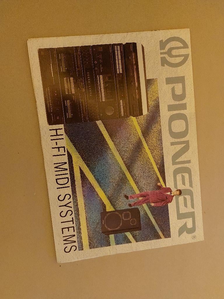 Pioneer Hi-fi system stereo catalogus 1988 prijslijst, Ophalen of Verzenden, Overige typen