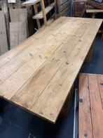 Houten Tafel, Huis en Inrichting, Tafels | Eettafels, Ophalen, Gebruikt, 200 cm of meer, 50 tot 100 cm