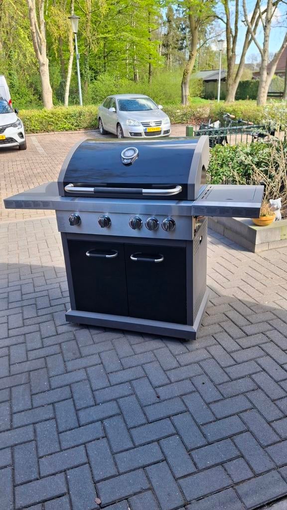 Grote Jamie Oliver gasbarbecue met zijbrander, Tuin en Terras, Gasbarbecues, Ophalen, Gebruikt, Jamie Oliver