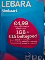 100 Lebara Simkaarten - Nieuw en Geseald, Ophalen of Verzenden