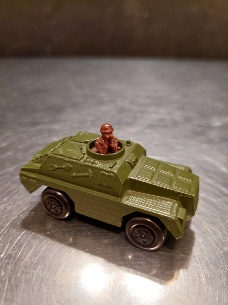 Matchbox rola-matics leger voertuig/ lesney/majorette, Ophalen of Verzenden, Gebruikt