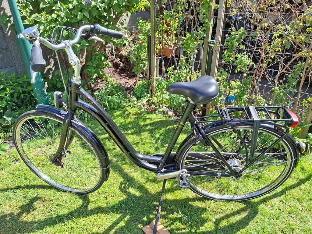 Trek fiets zwart 28 inch 7 versnellingen rijklaar., Fietsen en Brommers, Fietsen | Dames | Damesfietsen, Ophalen, Gebruikt, Overige merken