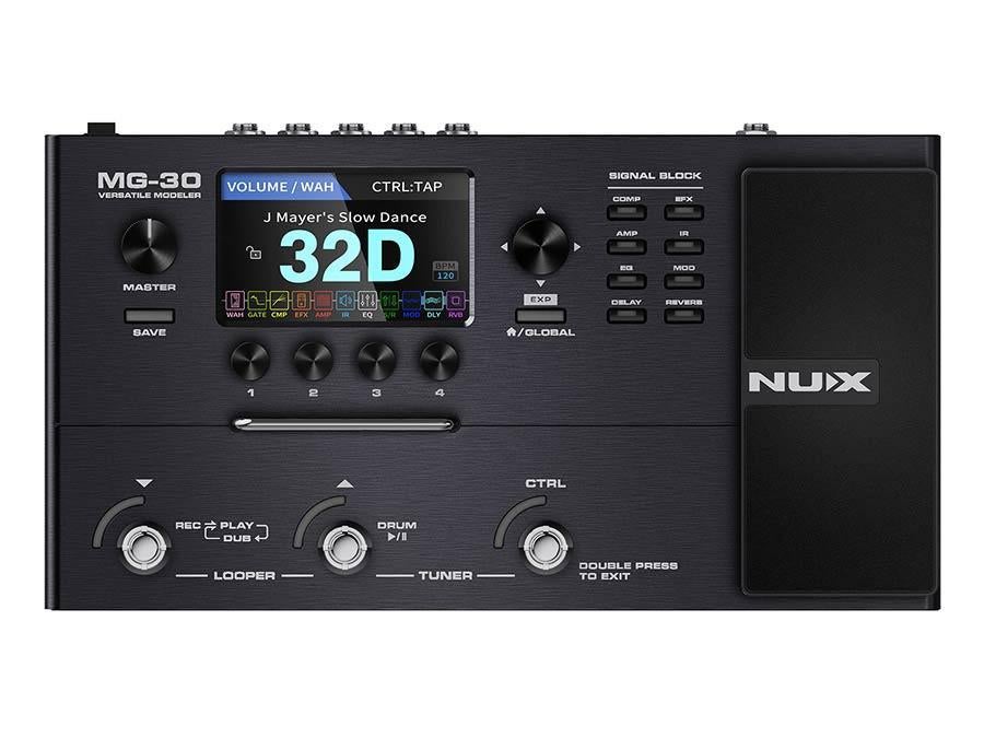 NUX MG-30 multi-effectpedaal en modeler, ., Nieuw, Ophalen of Verzenden, Multi-effect