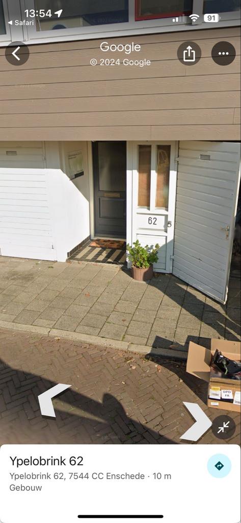 Voordeur 82,5 x 201 cm met glas en brievenbus, Doe-het-zelf en Verbouw, Deuren en Horren, Ophalen, Gebruikt, 80 tot 100 cm, Buitendeur