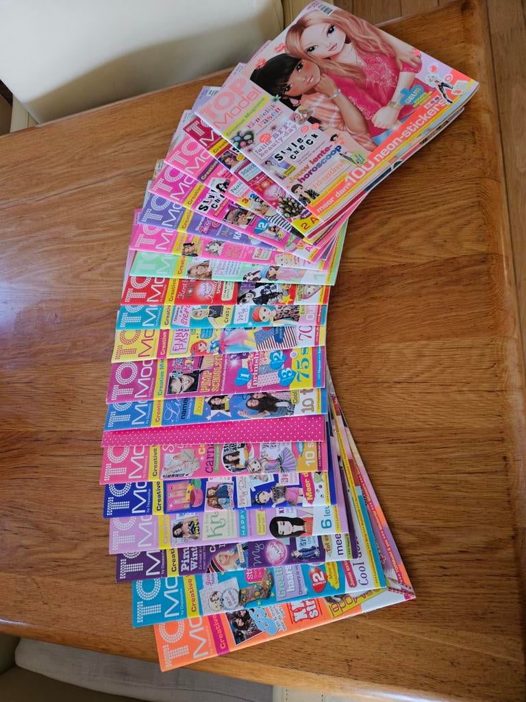 18 Top Model tijdschriften - Creative Magazine, Ophalen of Verzenden, Zo goed als nieuw, Overige typen