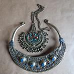 Antieke Tribale ketting en nekring, Afghanistan, Sieraden, Tassen en Uiterlijk, Antieke sieraden, Ophalen of Verzenden, Overige materialen