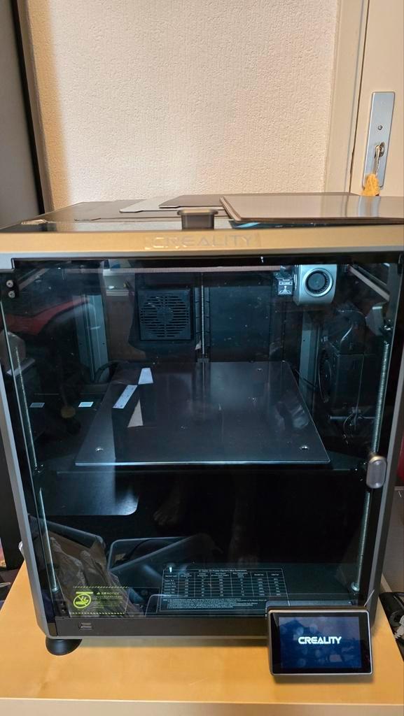Creality K1 Max 3D printer met reserve onderdelen, droger, Computers en Software, 3D Printers, Zo goed als nieuw, Ingebouwde Wi-Fi