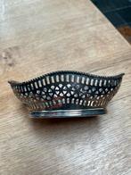 Verzilverde schaal, schaal, verzilverde mand, Antiek en Kunst, Ophalen of Verzenden