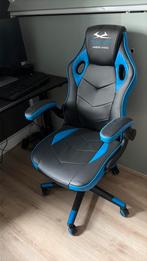 Game stoel met LED game bureau, toetsenbord, boxen en meer, Ophalen, Zo goed als nieuw, Zwart