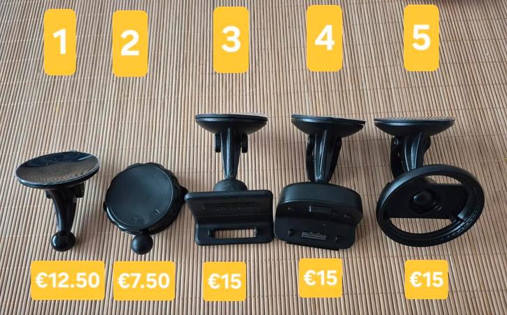 TomTom Zuignap Houders voor Diverse Modellen, Auto diversen, Autonavigatie, Ophalen of Verzenden