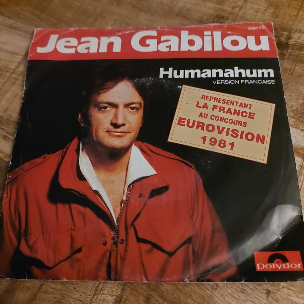 Jean gabilou (Eurovisie Songfestival) / humanahum, Ophalen of Verzenden, Zo goed als nieuw