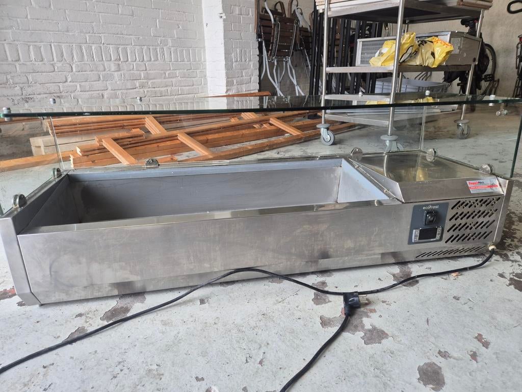 Opzet vitrine ecofrost, Minder dan 75 liter, Ophalen, Zonder vriesvak, Minder dan 85 cm
