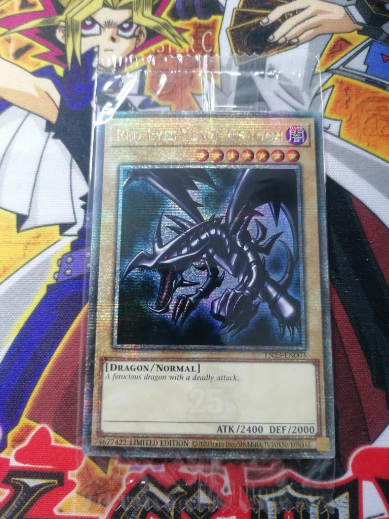 Red-Eyes Black Dragon - Sealed Quarter Century Secret TN23, Hobby en Vrije tijd, Verzamelkaartspellen | Yu-gi-Oh!, Ophalen of Verzenden