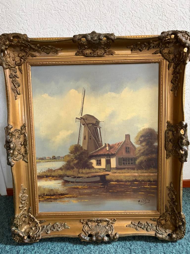 olieverf schilderij, Antiek en Kunst, Ophalen of Verzenden