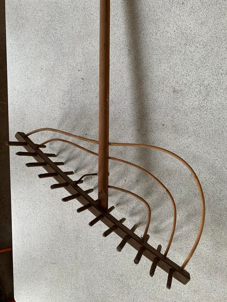 Antieke hooihark, Ophalen, Gebruikt