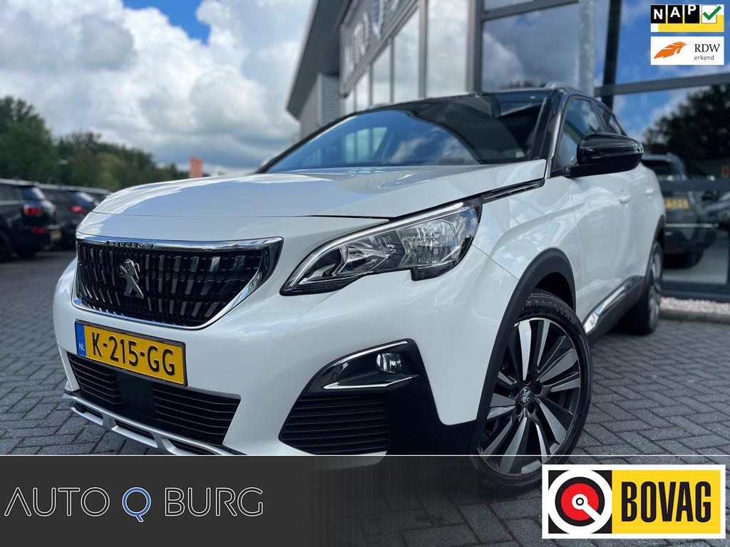 Peugeot 3008 1.2 PureTech Allure | Panorama | Cruise | Clima, Gebruikt, 1199 cc, Parkeersensor, Leder en Stof