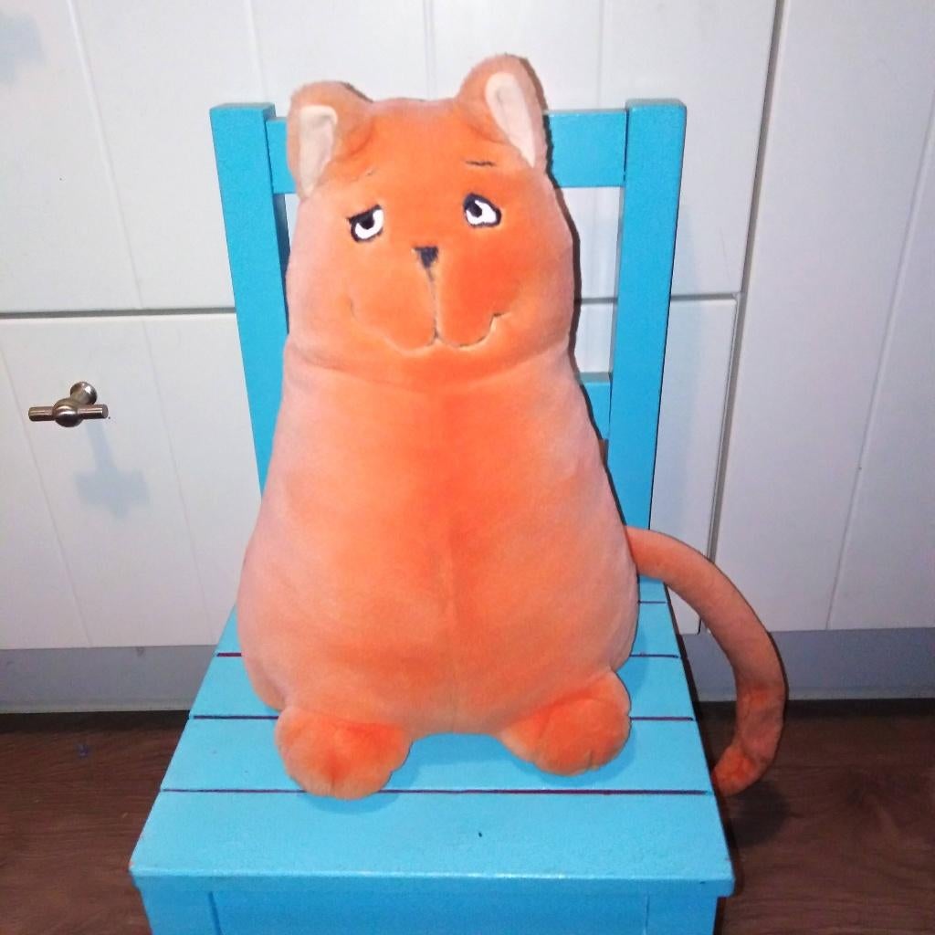 De rode kater uit jan jans en de kinderen, Verzamelen, Ophalen of Verzenden, Overige figuren, Gebruikt, Beeldje of Figuurtje