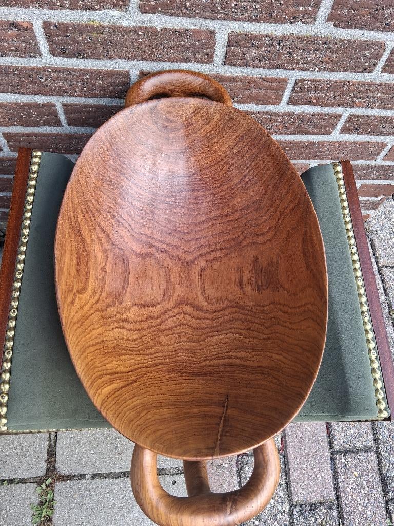 Hout fruit kom, Huis en Inrichting, Keuken | Servies, Overige materialen, Nieuw, Ophalen of Verzenden, Kom(men)