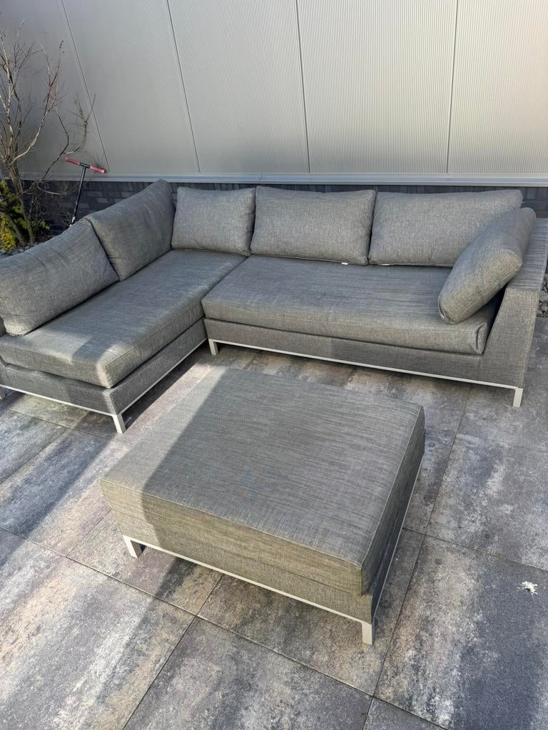 All weather loungeset, Tuin en Terras, Tuinsets en Loungesets, Ophalen, Gebruikt, Bank, Loungeset